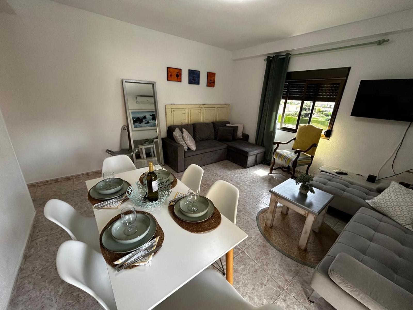 Apartament 100 M De Playa De Gandia 3 -4 Personas Parking Ascensor Екстер'єр фото