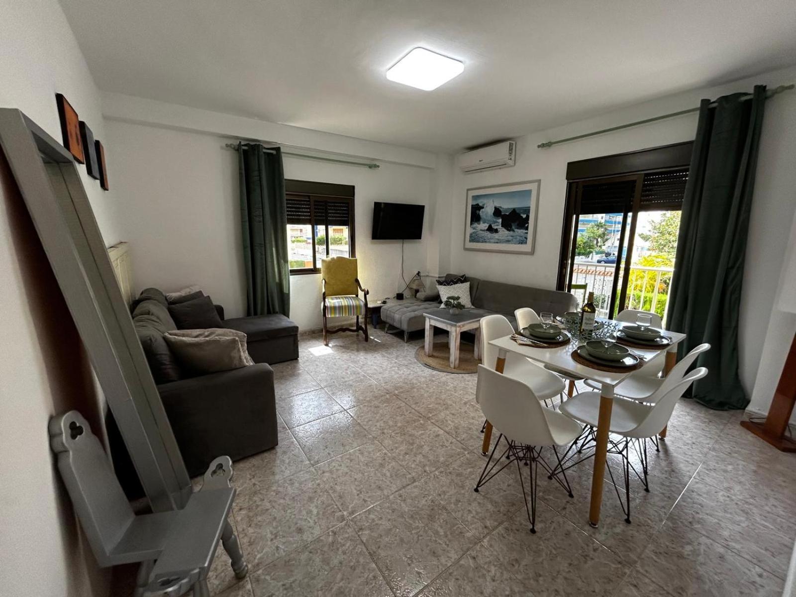 Apartament 100 M De Playa De Gandia 3 -4 Personas Parking Ascensor Екстер'єр фото
